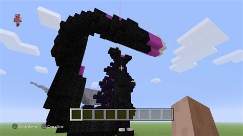 Godzilla Minecraft Statue