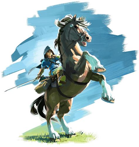 Link & Epona - Characters & Art - The Legend of Zelda: Breath of the ...