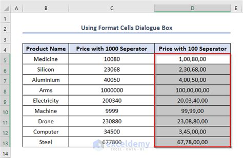 How To Change A Separator To A Separator In Excel Methods