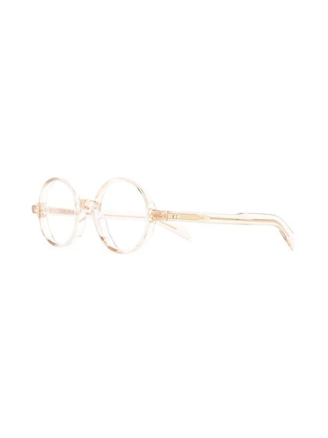 Cutler Gross Lunettes De Vue à Monture Ronde Transparente Farfetch