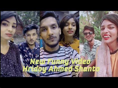 Hridoy Ahmed Shanto And Nishat Rahman New Funny Video Tiktok Video