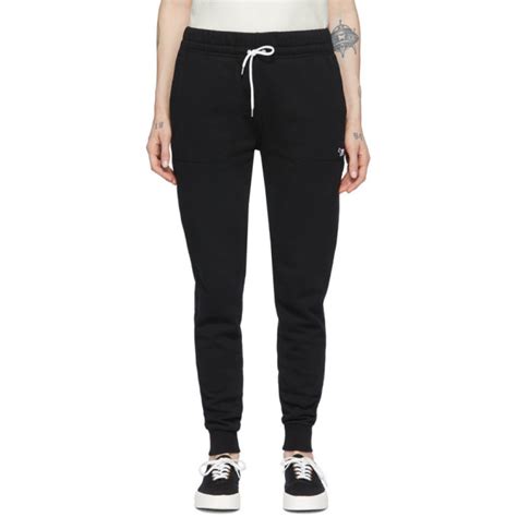 Maison Kitsune Black Tricolor Fox Lounge Pants Maison Kitsune