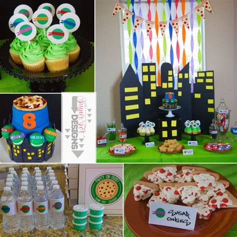 17 Best images about TMNT birthday party on Pinterest | Pizza, Pizza ...