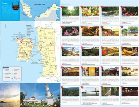 Penang Tourist Map Tourist Map Map Penang