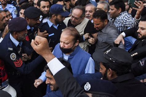 Pakistan Court Admits Ex Pm Nawaz Sharifs Appeal Against Convictions