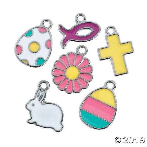 Easter Enamel Charms Per Dozen