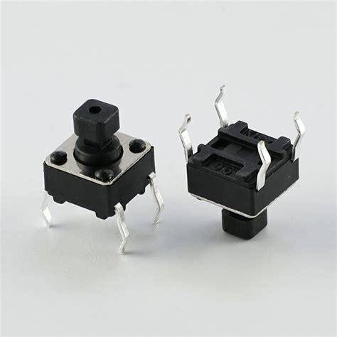 X Mm Spst Momentary Tactile Tact Push Button Switch Khan Electronic