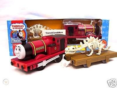 Thomas Motorized TrackMaster RHENEAS & the DINOSAUR NIB | #47661089