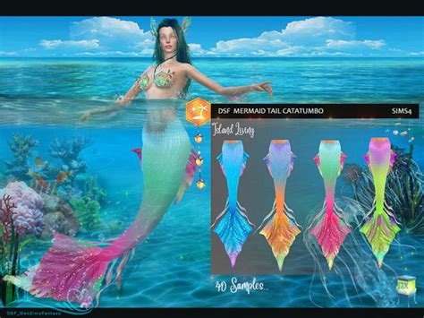 The Sims Resource Dsf Mermaid Tail Catatumbo