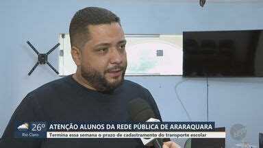 Jornal Da Eptv Edi O S O Carlos Araraquara Cadastramento Para