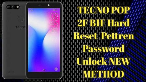 TECNO POP 2F B1F Hard Reset Pettren Password Unlock NEW METHOD YouTube