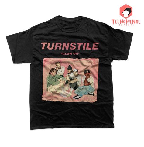 Turnstile Unisex Shirt Glow On Merch Music Band T Shirt Artist Tee For