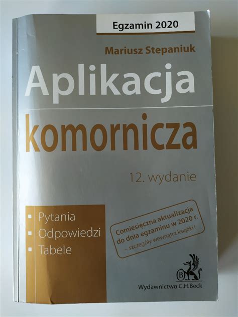 Aplikacja Komornicza Pytania Stepaniuk Mariusz Toru Kup Teraz