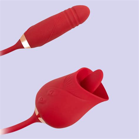 Vibrador Doble Estimulaci N Con Bala Vibradora Lotus Rojo Medell N