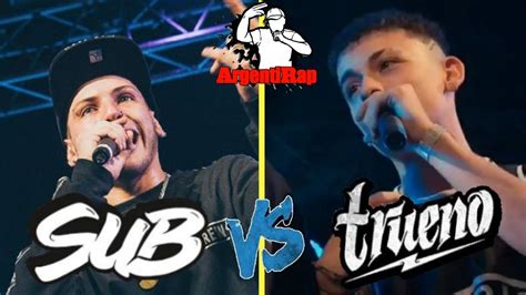 Trueno Vs Sub Minuto A Sangre Doble Tempo FMS 2019 Subtitulado YouTube