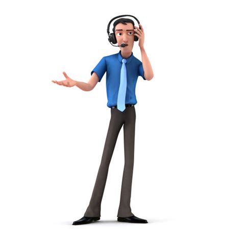 Royalty Free Business Person Three Dimensional Shape Cartoon Customer ...