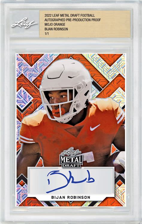 Leaf Metal Draft Football Cards Checklist