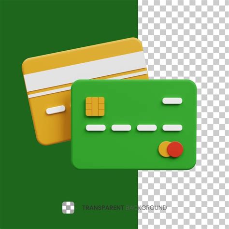 Premium Psd Credit Card 3d Icon Illustration