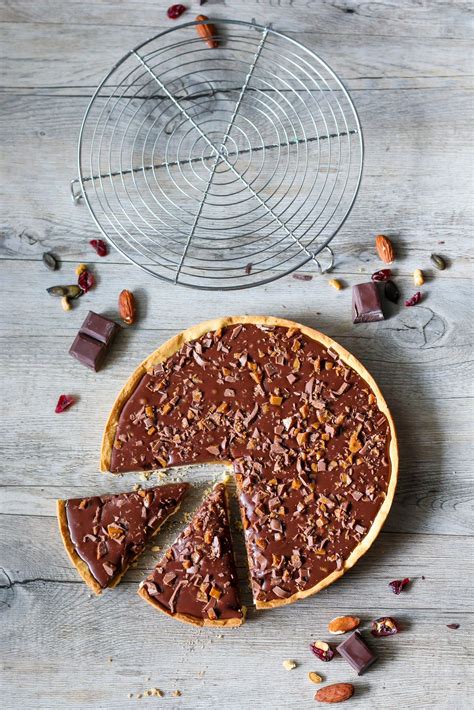 Tarte Sucr E Au Chocolat Au Lait Et Caramel Au Beurre Sal Les