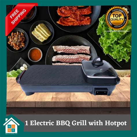 KOREAN 2 IN 1 SAMGYUP ELECTRIC GRILLER WITH HOTPOT At Home 2 In 1