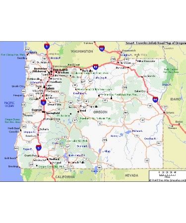 🗺 Oregon Road Map PDF - Free Download (PRINTABLE)