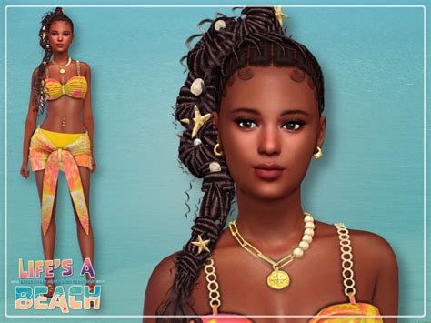 The Sims Resource Life S A Beach Attina Worley In 2024 Sims 4