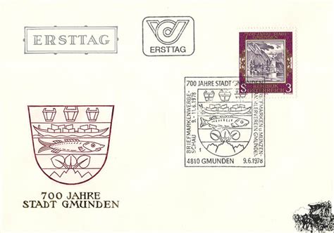 Österreich FDC 1978 3 S 700 Jahre Gmunden MA Shops