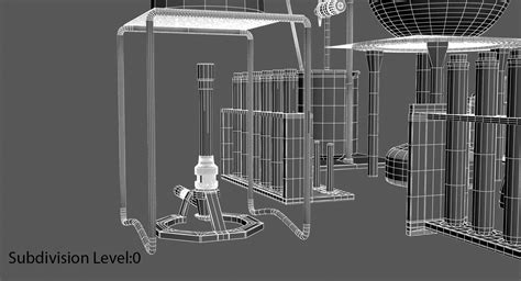 3d chemistry set model