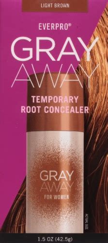 EVERPRO Gray Away Light Brown Temporary Root Concealer Spray 1 5 Oz