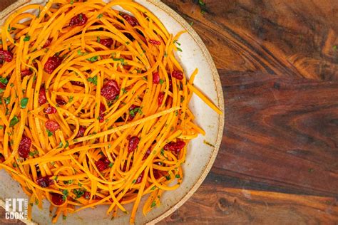 Carrot Salad With Cumin And Cranberry Recipe Fit Men Cook