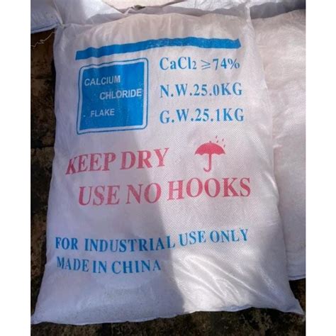 Calcium Chloride Flake Kgs G Kg Shopee Malaysia