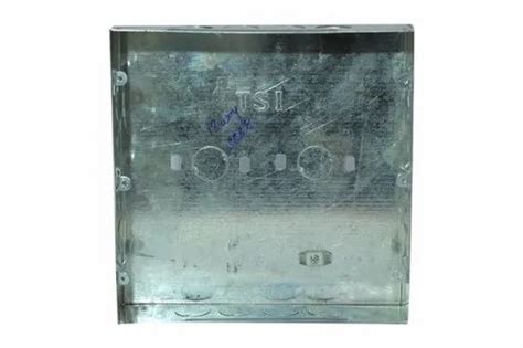 Wall Mounting 8 Module Concealed Mild Steel Box Size 4x4 Inch At Rs