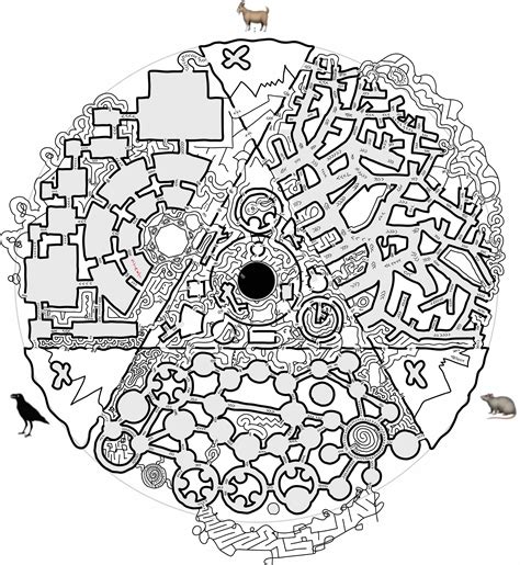 Maze Structure – Maze Drawings by Dan Schmidt