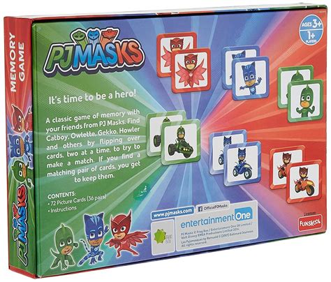 PJ MASKS MEMORY GAME