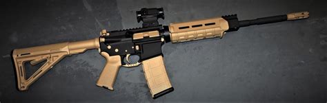 Gold Ar 15ar 10 Parts Cerakote H 122