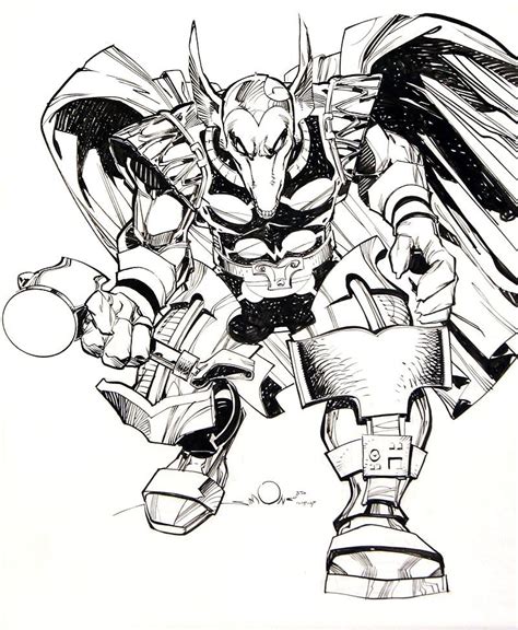 Walt Simonson Beta Ray Bill Original Comic Art Comic Book Art Style