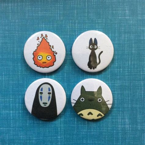 Cute Anime Characters Studio Ghibli Calcifer Totoro No Face Jiji