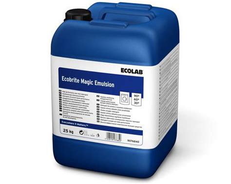 Ecolab Ecobrite Magic Emulsion 25 kg Tøyvask vaskepulver NOWAS AS