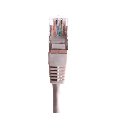 Cordon Rj45 Cat 6a Blinde Sftp Lszh Gris 0 3 Metre