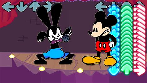 Oswald Vs Mickey Mouse FNF Mods YouTube