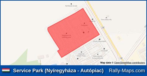 Service Park Ny Regyh Za Aut Piac Stage Map Rally Hungary