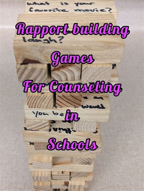 Rapport Building Games and Other School-based Therapy Activities ...