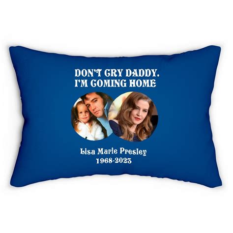 In Memory Of Lisa Marie Presley Lumbar Pillows Elvis Presley And His