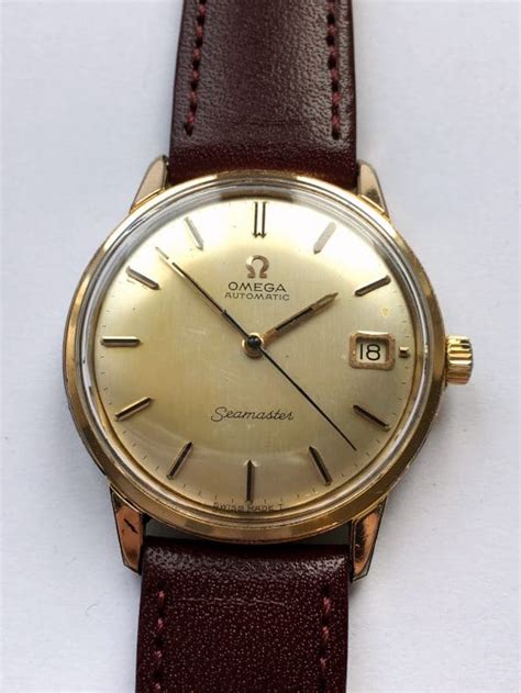 Vintage Gold Plated Omega Seamaster Automatic Vintage Portfolio