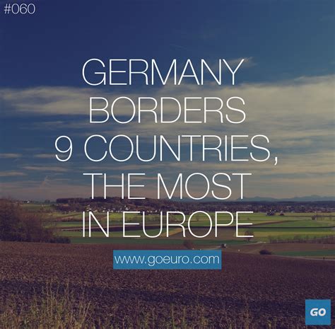 Germany borders 9 countries, the most in Europe. #traveltrivia | Travel ...