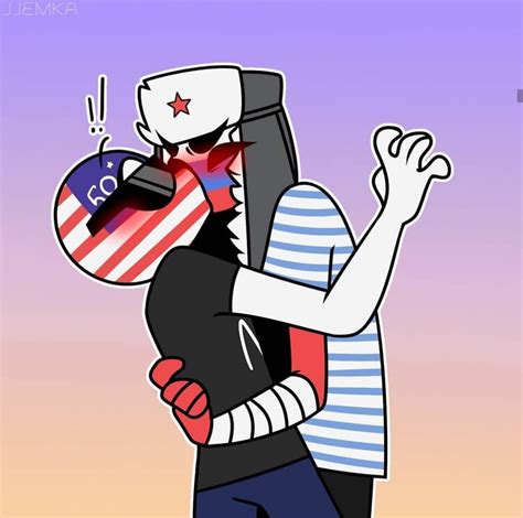 Countryhumans Kissing