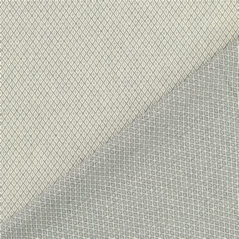 Tissu D Co Jacquard Doubleface Losanges Dobby Gris Tissus Hemmers