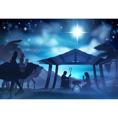 Buy OFILA 3x2m Jesus Christ Born Backdrop Nativity Scene Photography