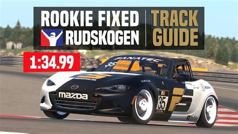 Iracing Rookies Rudskogen Track Guide Global Mazda Mx Fixed Youtube