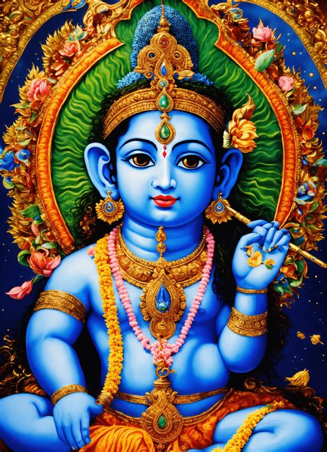 Lexica Lord Krishna Is Sometimes Depicted In His Divine Cosmic Form